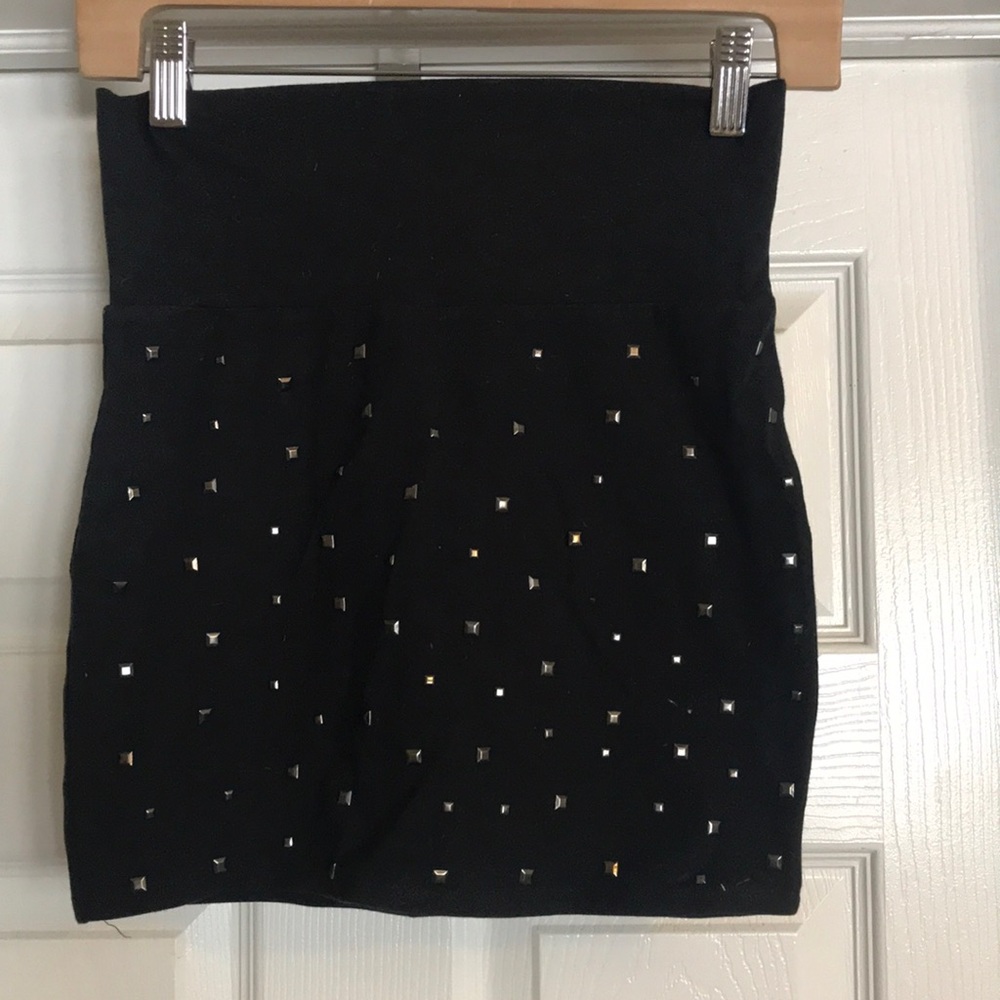 Urban Behavior mini skirt with square studs